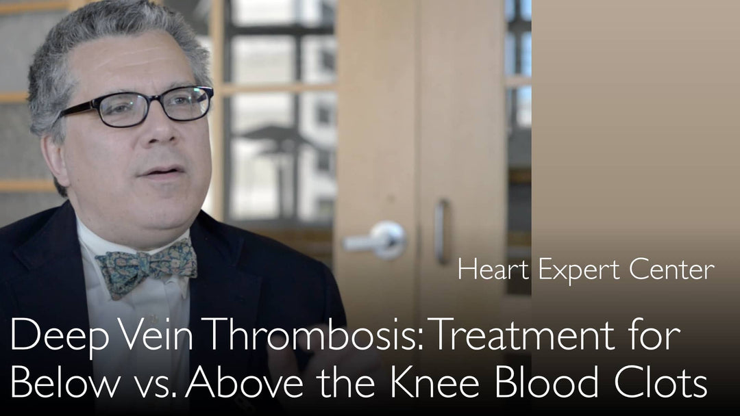 Thrombosen unterhalb und oberhalb des Knies. Wie wird eine tiefe Venenthrombose behandelt?