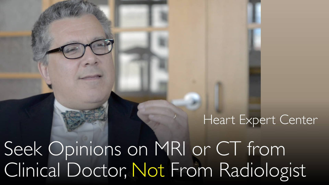 Lassen Sie sich eine zweite Meinung von einem klinisch tätigen Arzt oder Chirurgen einholen – nicht von einem Radiologen.