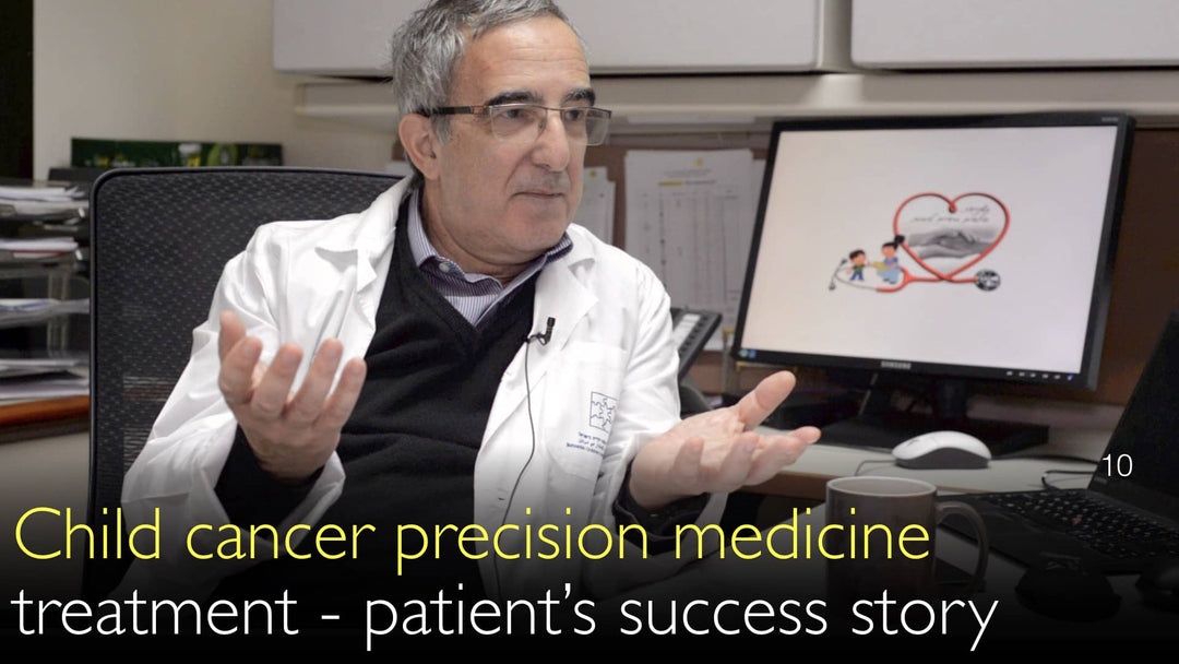 Kinderkrebs. Behandlungserfolg. Präzisionsmedizinische Therapie. Klinischer Fall. 10
