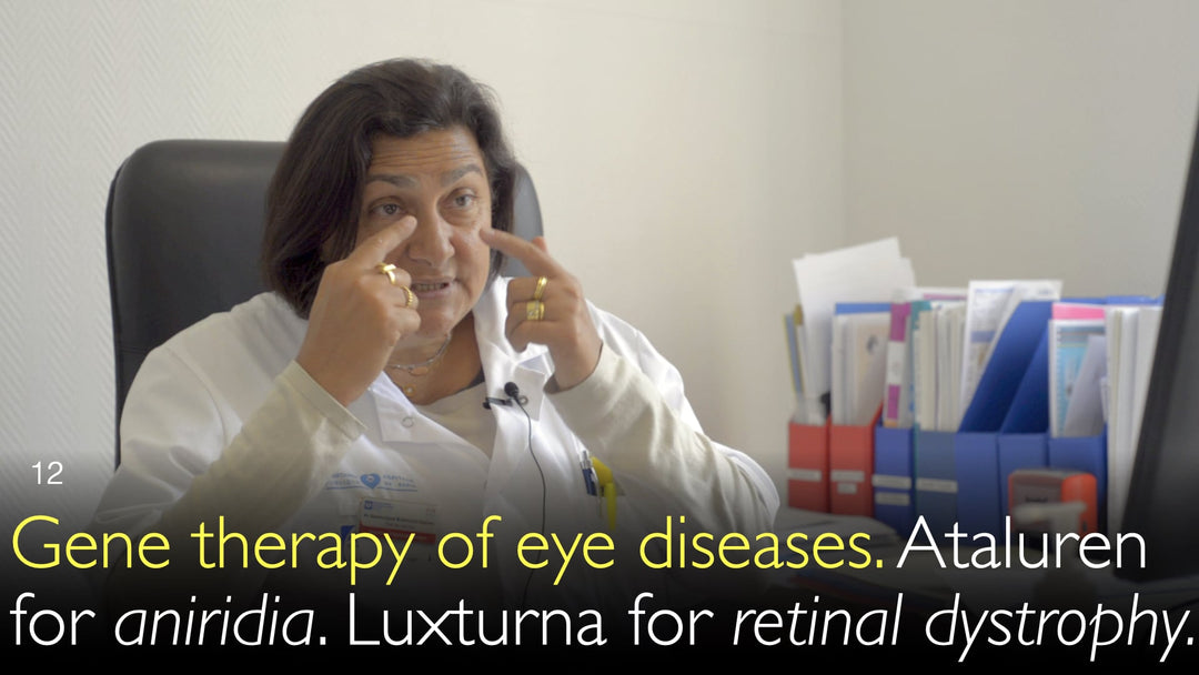 Genetherapie bei Augenerkrankungen 
 
 Ataluren bei Aniridie 
 Luxturna bei retinaler Dystrophie 
 
 12
