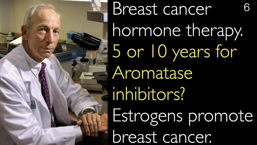 Hormontherapie bei Brustkrebs: 5 oder 10 Jahre mit Aromatasehemmern? Östrogene begünstigen Brustkrebs.