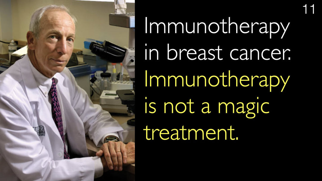 Immuntherapie bei Brustkrebs: Kein Wundermittel. 11
