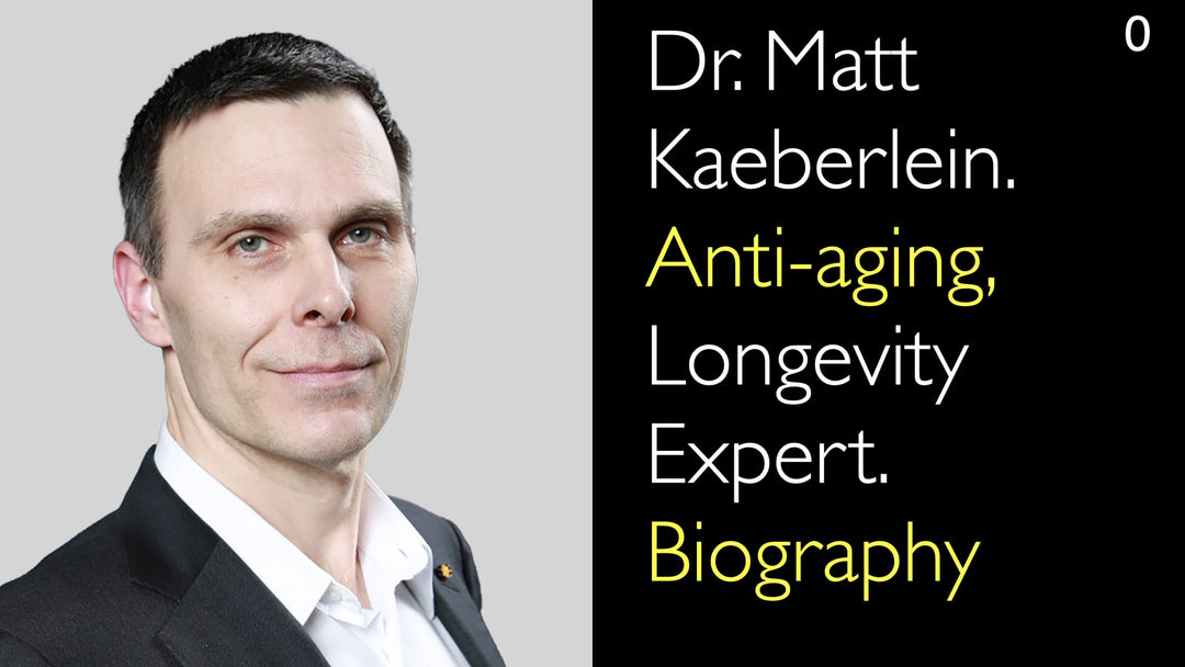Dr. Matt Kaeberlein. Experte für Anti-Aging und Langlebigkeit. Biografie. 0