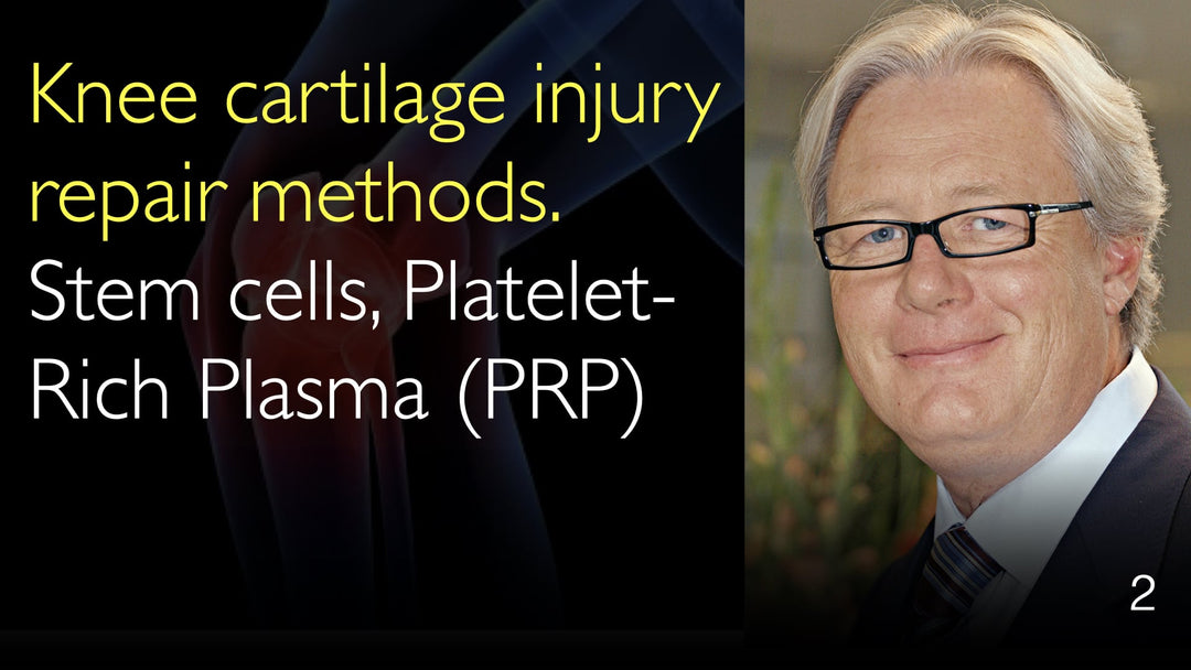 Reparaturmethoden bei Knorpelschäden im Knie 
 Stammzellen und plättchenreiches Plasma (PRP)