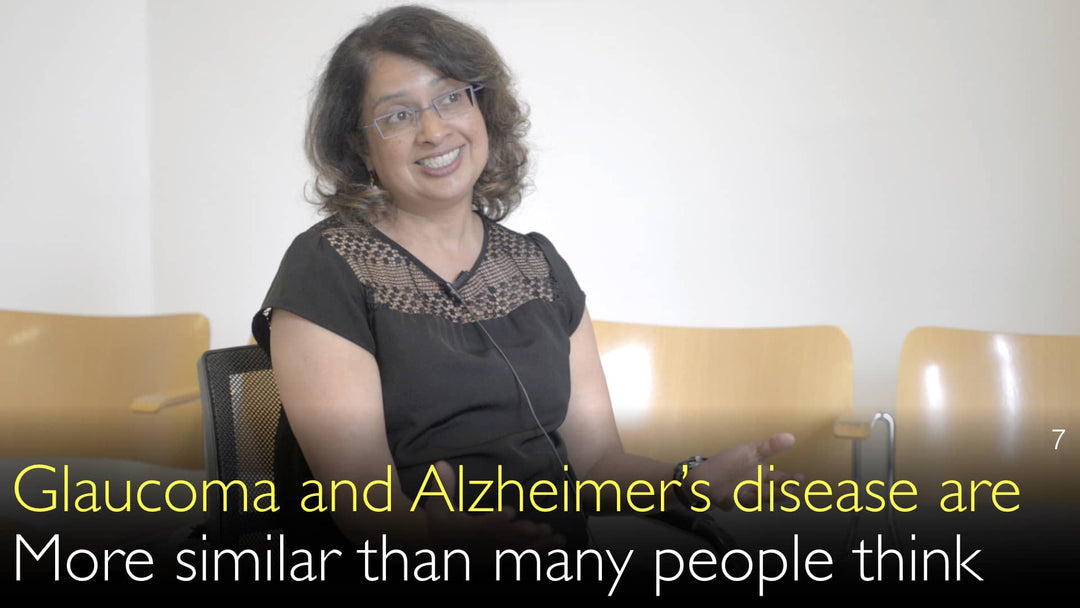 Glaukom und Alzheimer ähneln sich. Beide zählen zu den neurodegenerativen Erkrankungen.