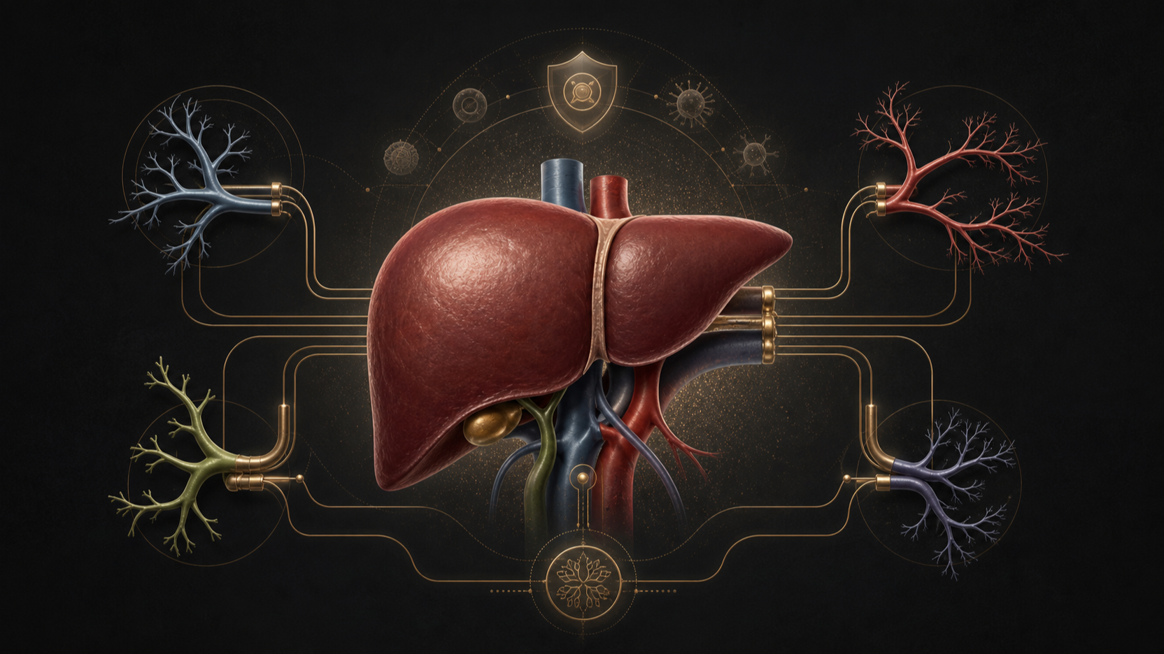 Original medical illustration for: Liver Transplantation: A Comprehensive Guide for Patients