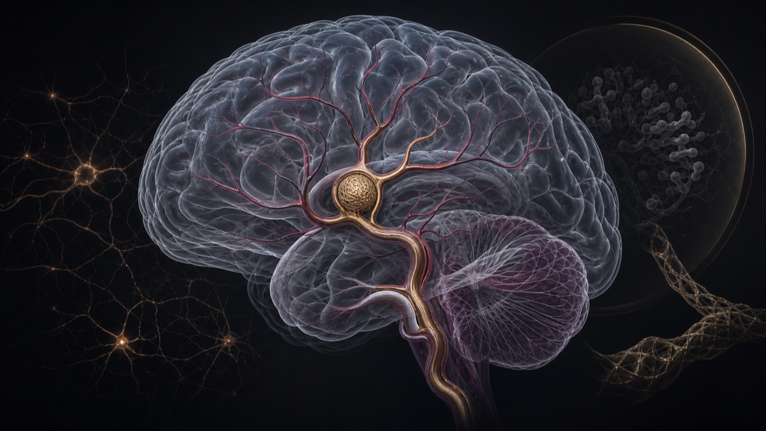 Original medical illustration for: The Father of Modern Brain Vessel Treatment: The Story of Dr. Fedor Serbinenko
