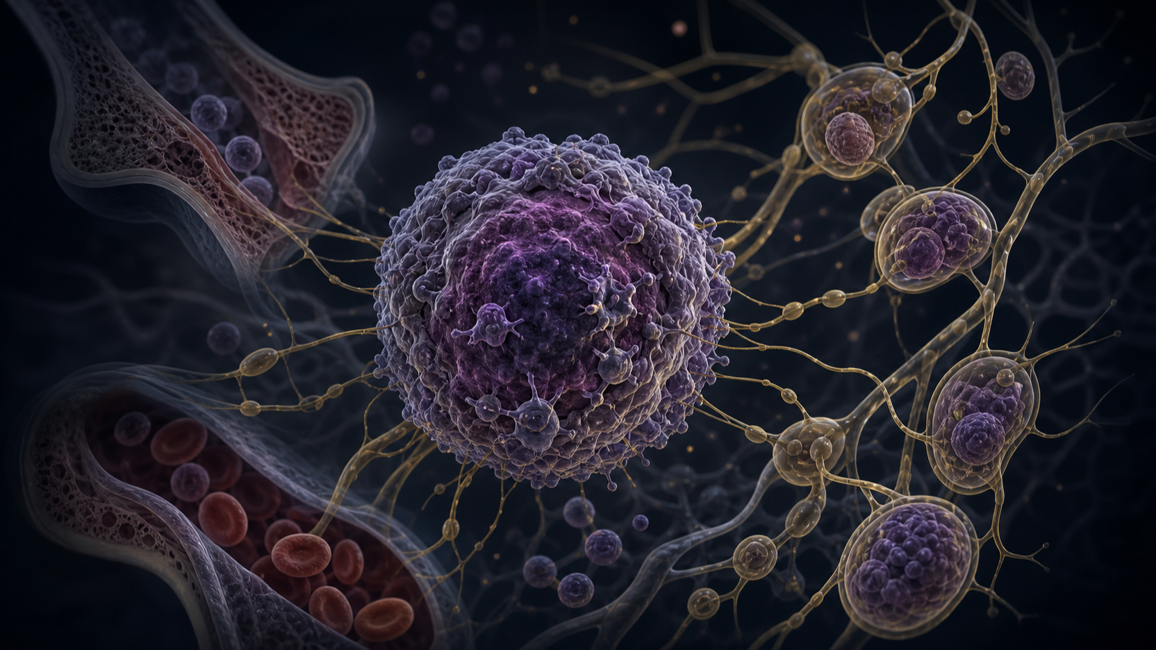 Original medical illustration for: Understanding Diffuse Large B-Cell Lymphoma: A Comprehensive Patient Guide