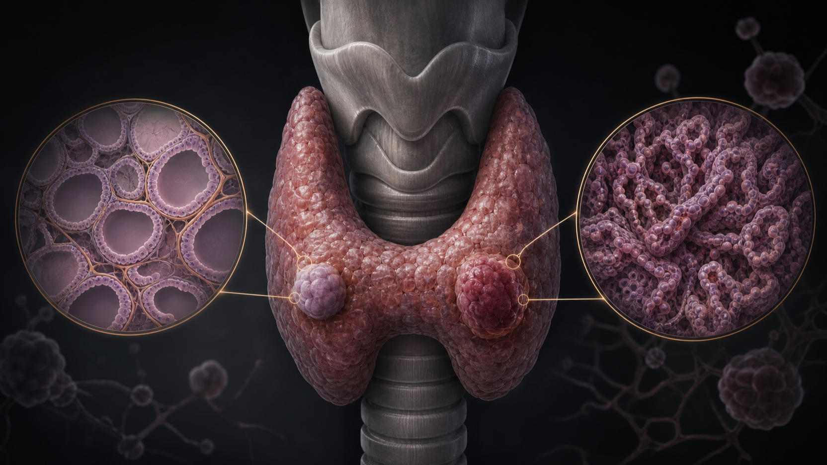 Original medical illustration for: Understanding the ACR TI-RADS System: A Patient's Guide to Thyroid Nodule Evaluation