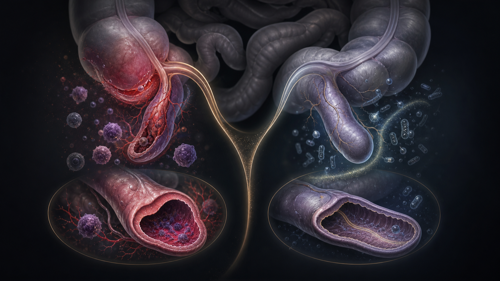 Original medical illustration for: Understanding Your Options for Acute Uncomplicated Appendicitis Treatment