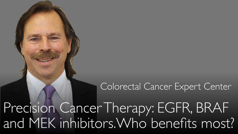Präzise Chemotherapie von Darmkrebs. EGFR-, BRAF-, MEK-Inhibitoren. 4-1