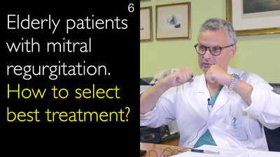 Ältere Patienten mit Mitralklappeninsuffizienz