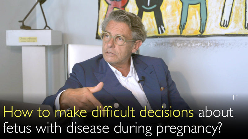 Wie kann man während der Schwangerschaft schwierige Entscheidungen über den Fötus treffen? Klinischer Fall. 11