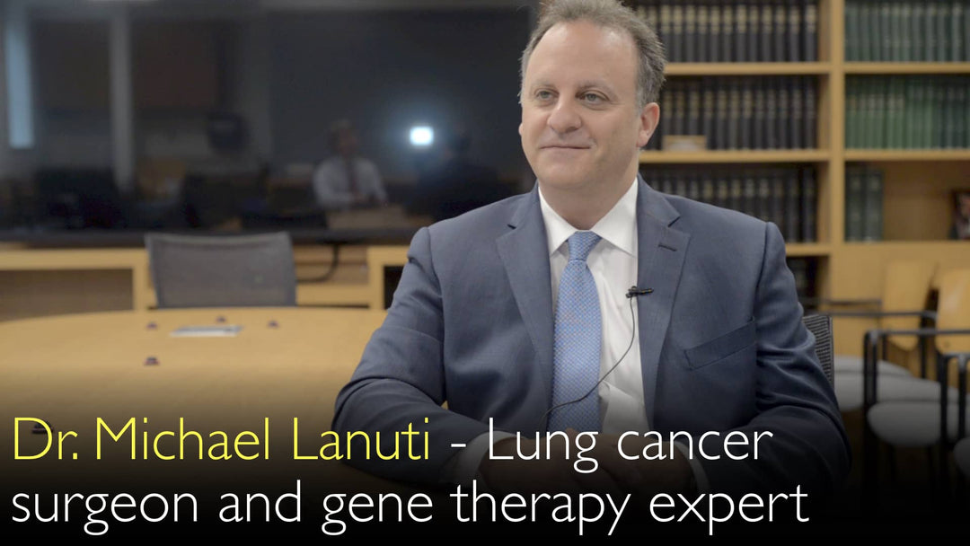 Dr. Michael Lanuti. Chirurg für Lungenkrebs und Speiseröhrenkrebs. Experte für Krebsgentherapie. Biografie. 0