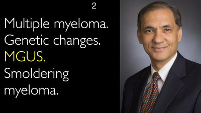 Multiples Myelom. Genetische Veränderungen. Monoklonale Gammopathie unklarer Signifikanz (MGUS). Smoldering-Myelom.